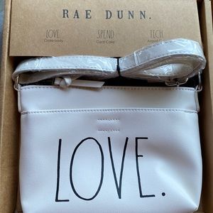 White Rae Dunn Cross-Body Purse
